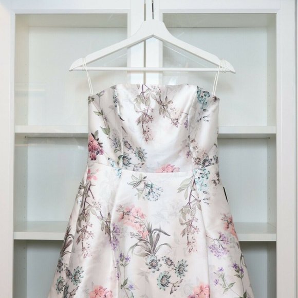 Evernew Melbourne Lana Strapless Hi-Low Dress SZ6 - Picture 6 of 7